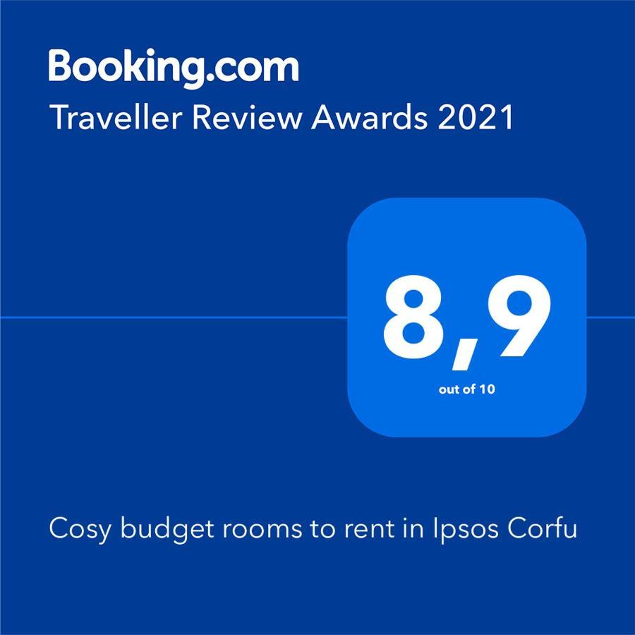 Cosy Budget Rooms To Rent In Ipsos Corfu エクステリア 写真